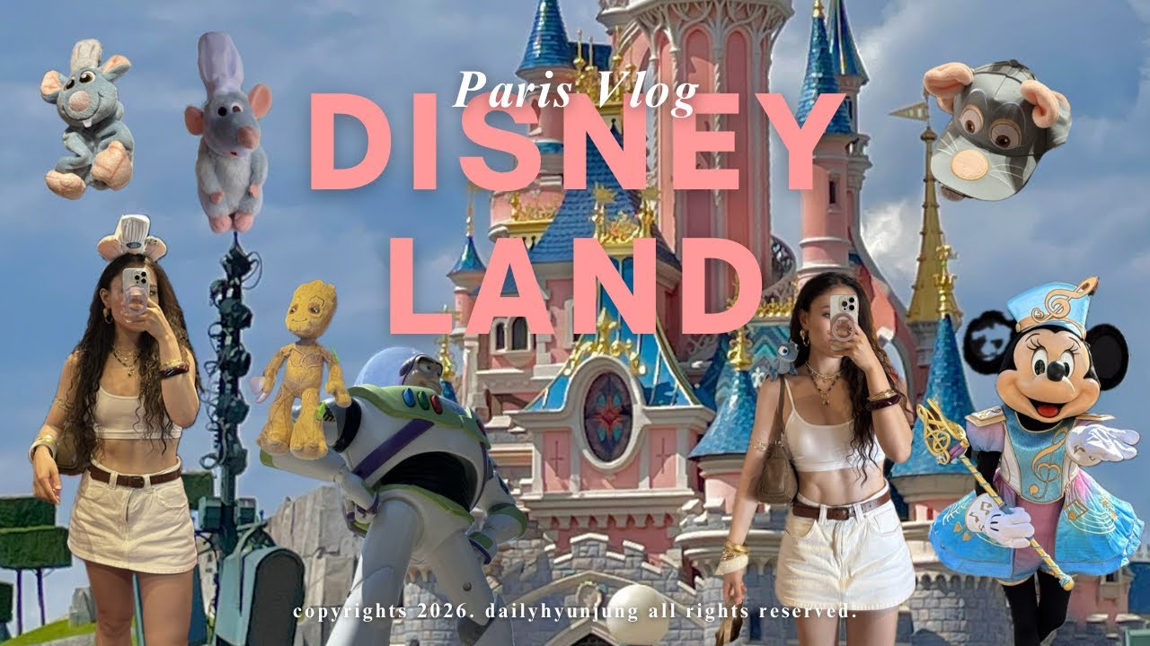 🇫🇷🎡🎢disneyland paris n번째 간 파리지앵의 프랑스 파리 디즈니랜드 브이로그 꿀팁 (일루미네이션 불꽃놀이 명당,놀이기구 인기 어트랙션 라따뚜이 기념품 추천까지)