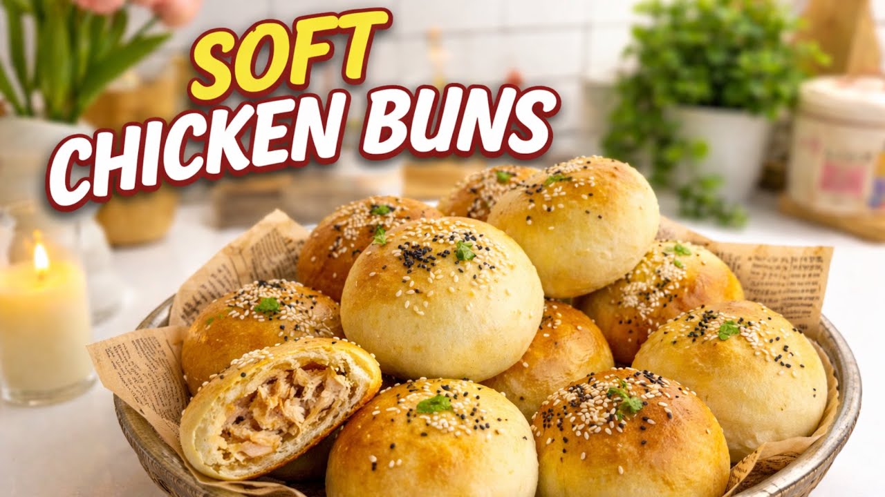 Stuffed Chicken Buns | Ramadan Series 2026 | Chicken Bun Recipe 