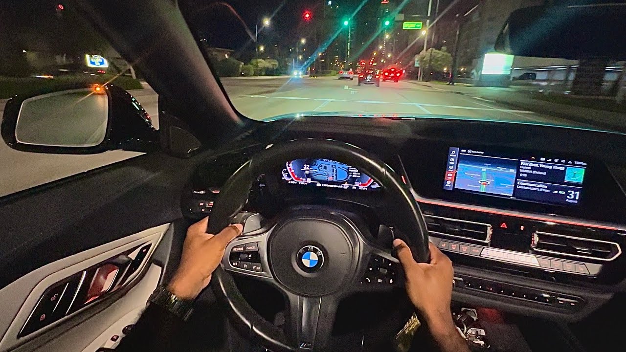 2020 BMW Z4 night drive !