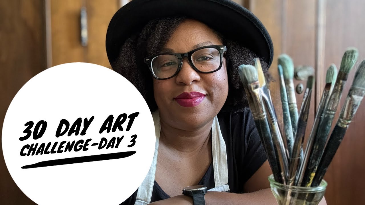 30 Day daily art making Challenge Day 3-Making Art Everyday #art #artist #30daychallenge 
