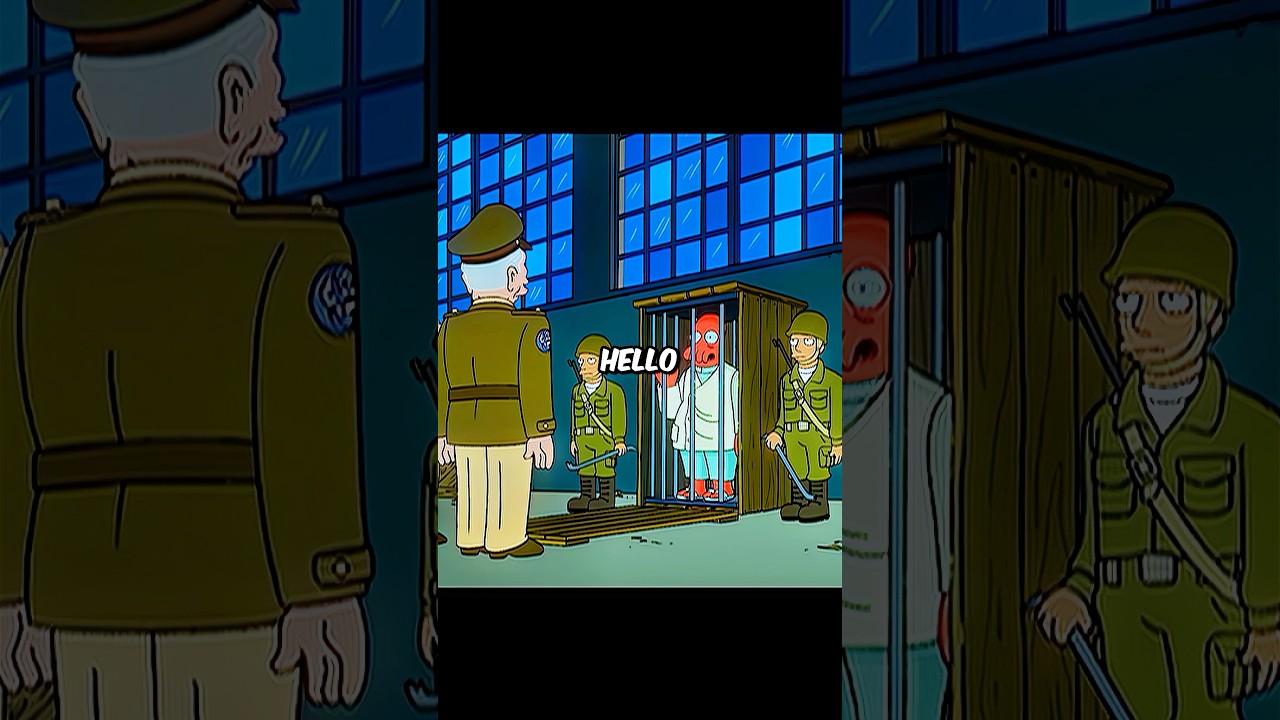 They travelled back in time and Zoidberg got caught 😂