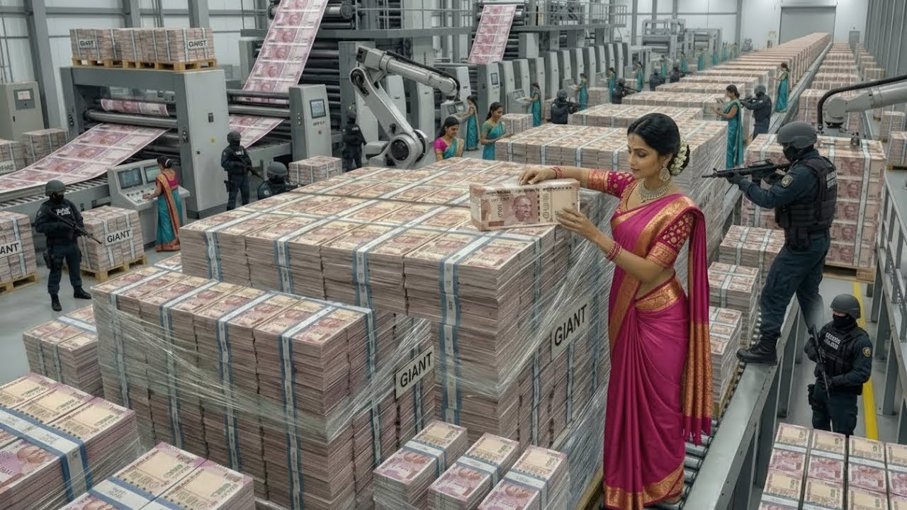 Inside India&rsquo;s Currency Printing Factory | How Indian Rupee Notes Are Made (Full Process)