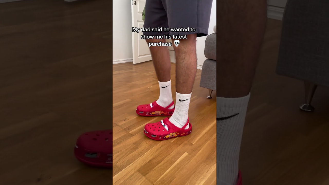 Every dad needs McQueen crocs 💀
