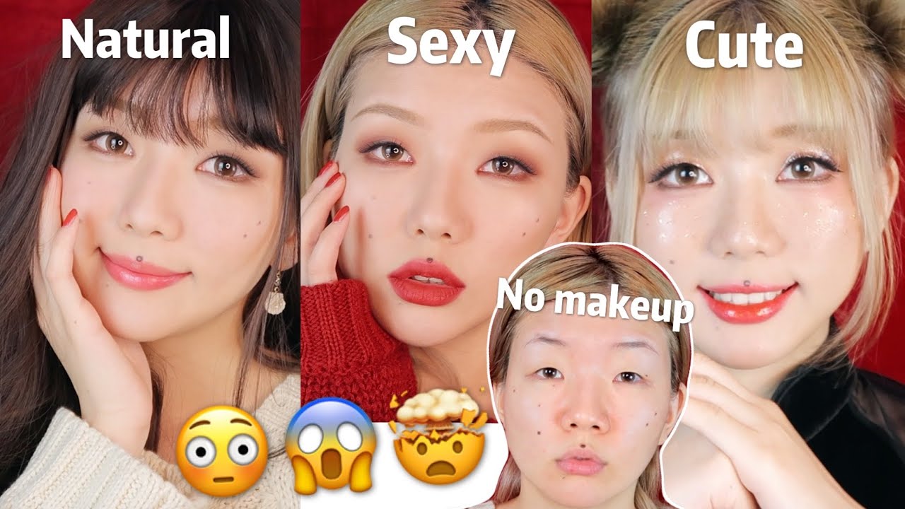 单眼皮整容级「一脸变三妆」春节妆容教程！
