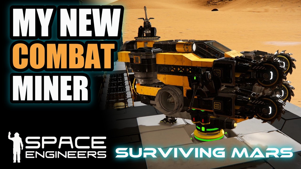 СТРОИТЕЛЬСТВО МНОГОЦЕЛЕВОГО ВОДОРОДНОГО КОРАБЛЯ: ВЫЖИВАНИЕ НА МАРСЕ E04 - Space Engineers 2026