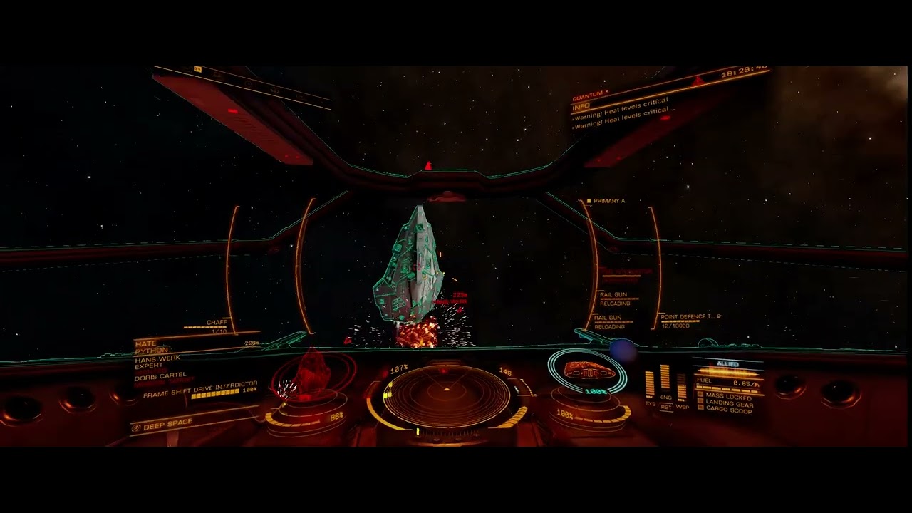 Sidewinder vs Python and Federal Corvette (two assassinations) PvE