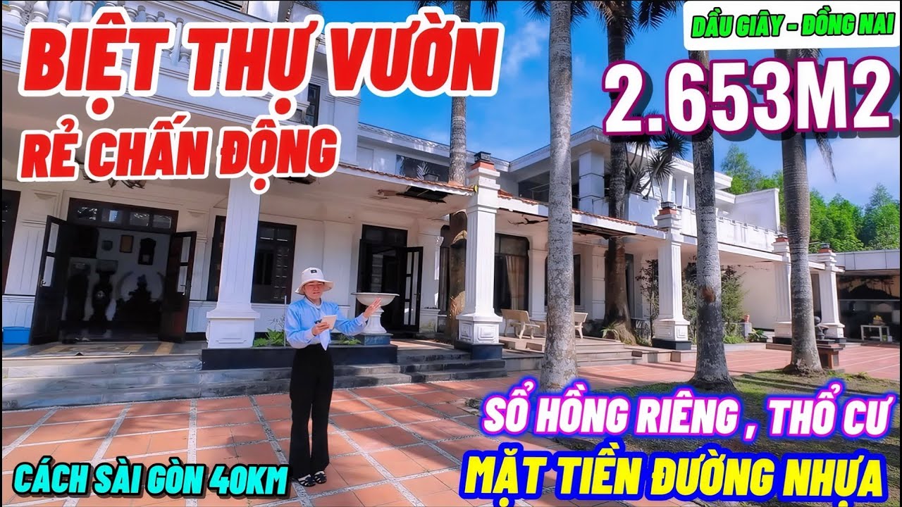 Nhà đất đồng nai,chủ ngộp bán gấp biệtthự vườn xa hoa đẹp từng milimet rẻ hơn nửa giá chấn động luôn