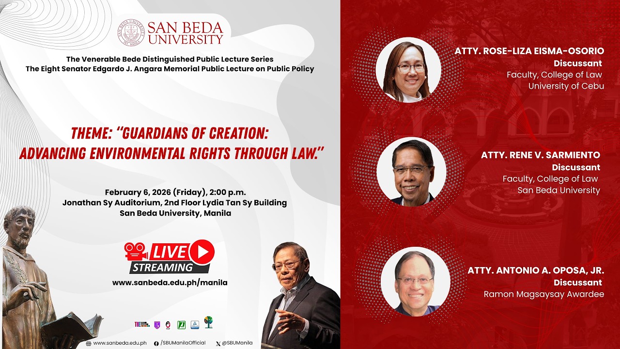 The Eight Senator Edgardo J. Angara Memorial Public Lecture on Public Policy