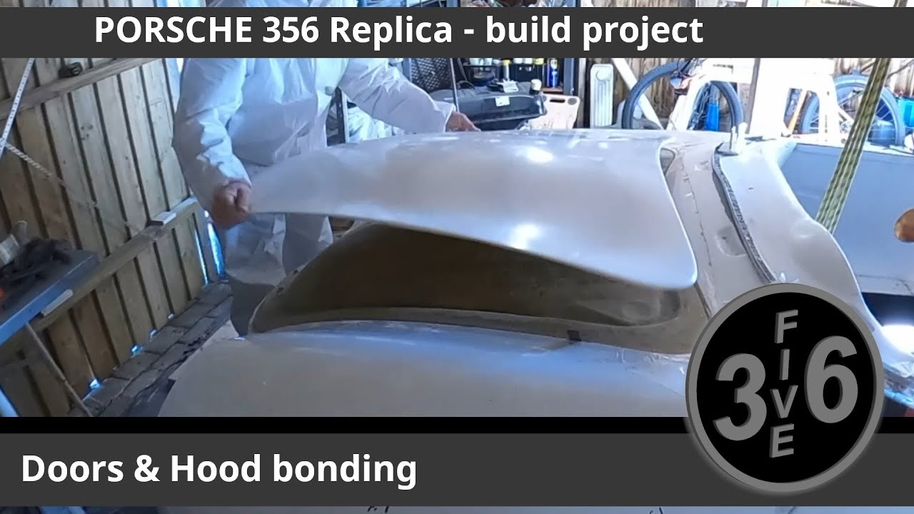 Porsche 356 Replica build project - E14 - Doors and hood bonding