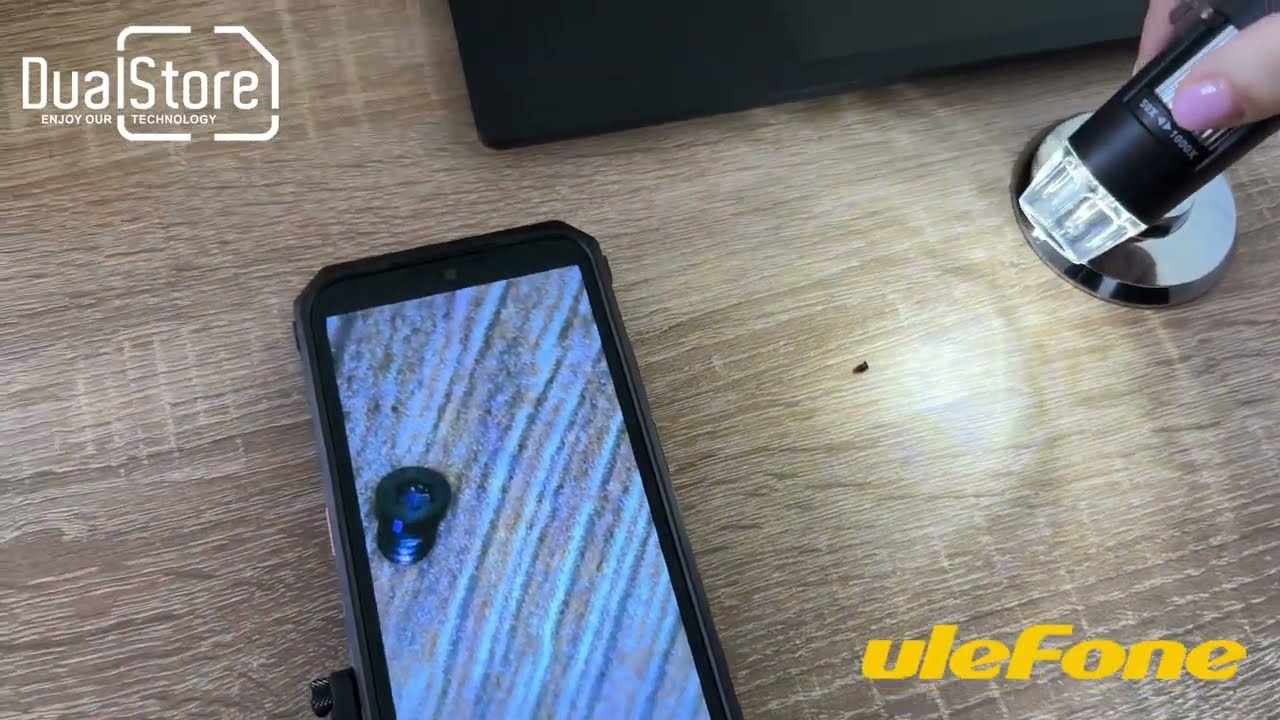 Microscop digital portabil Ulefone uSmart C01, seria Armor, 1MP, 8 LED-uri, Zoom 50X/1000X