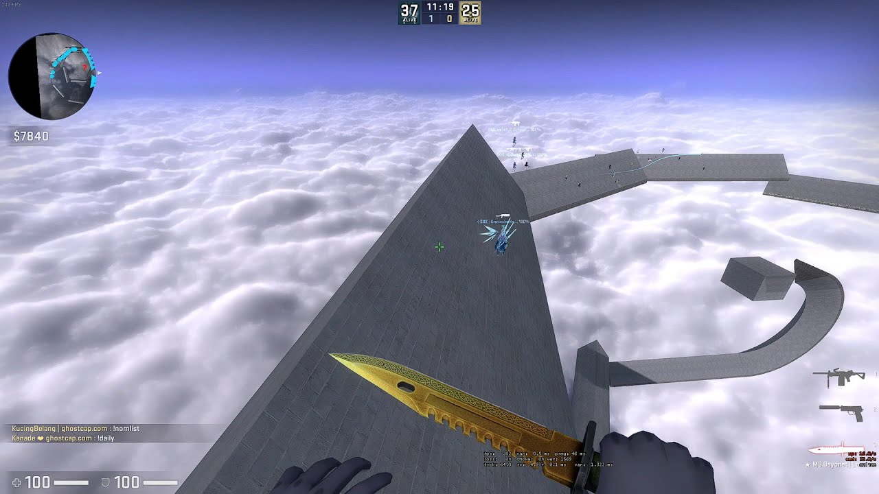 CSGO ZOMBIE ESCAPE ze_surf_saltfish_csgo4 On Ghostcap