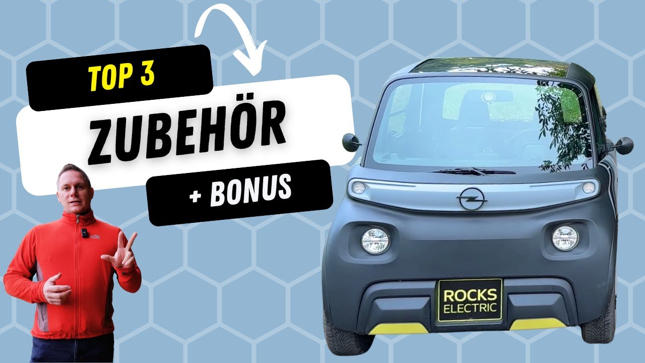 Diese 3 Zubehörteile sind Pflicht und machen den Opel Rocks-e noch besser! (+ Bonus Tipp)