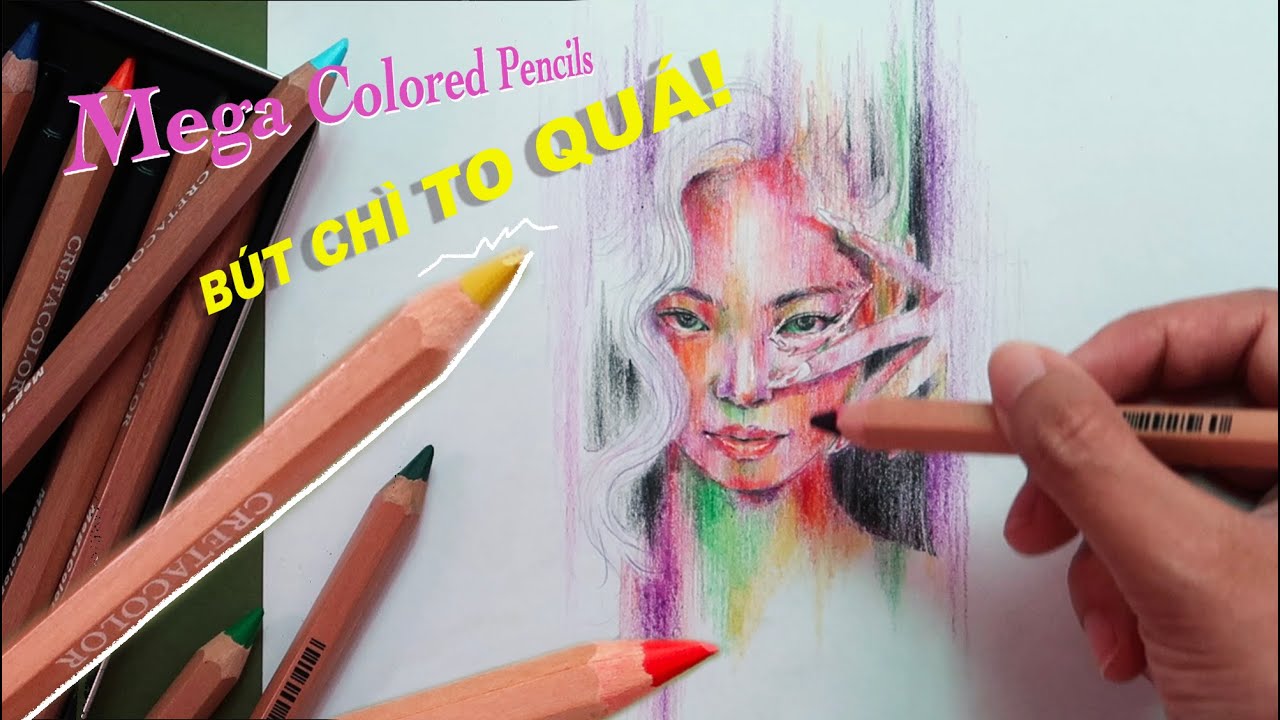 review bút chì màu hơi BẤT THƯỜNG ? 🤔 Kiquy Phạm