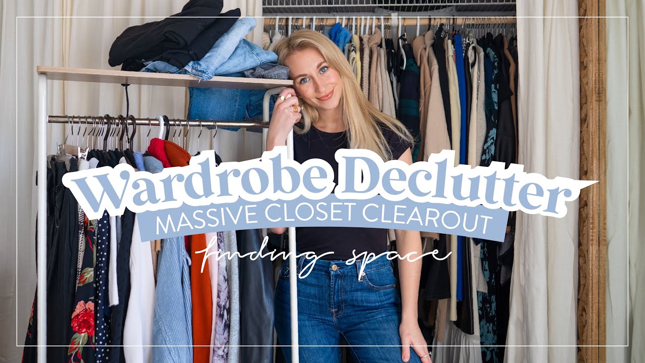 Wardrobe Declutter & Organization 2022 | Huge Closet Clear Out
