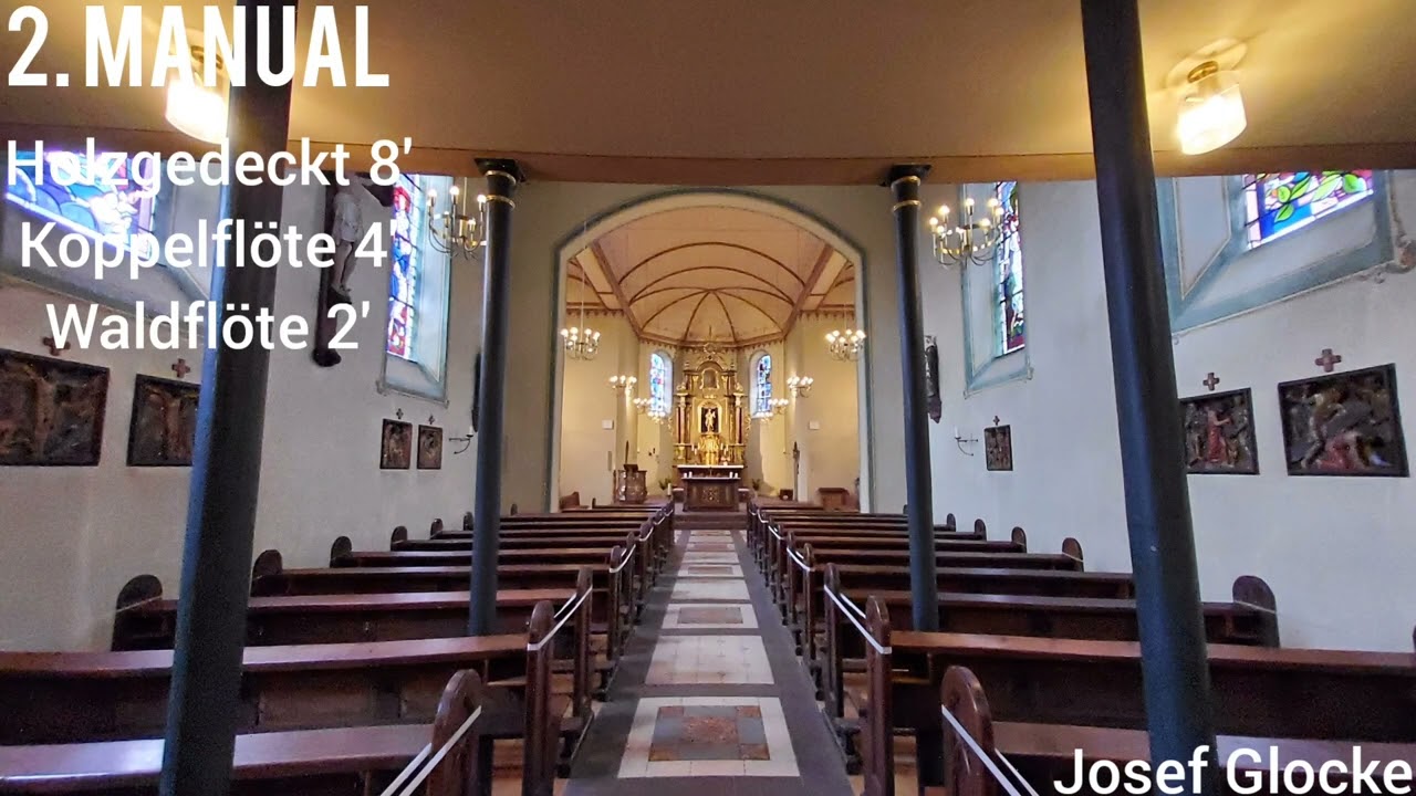 (50 Abonnenten Special) Bettenfeld (Vulkaneifel), Katholische Kirche St. Johannes, Orgelvorstellung