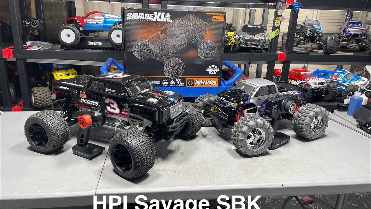 HPI Savage SBK Nitro Первый заезд