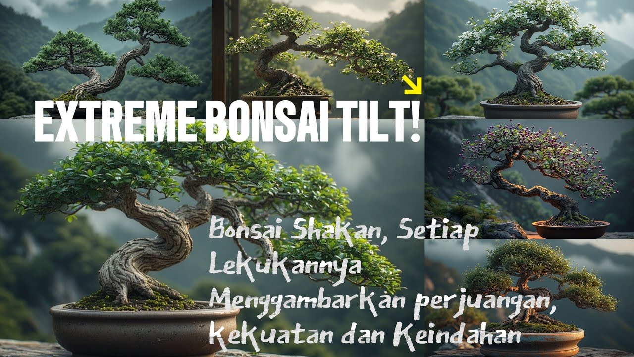 INSPIRASI 30 BONSAI MIRING/SHAKAN PALING UNIK, BERHARGA & VIRAL | Beuaty, Drama & Power!