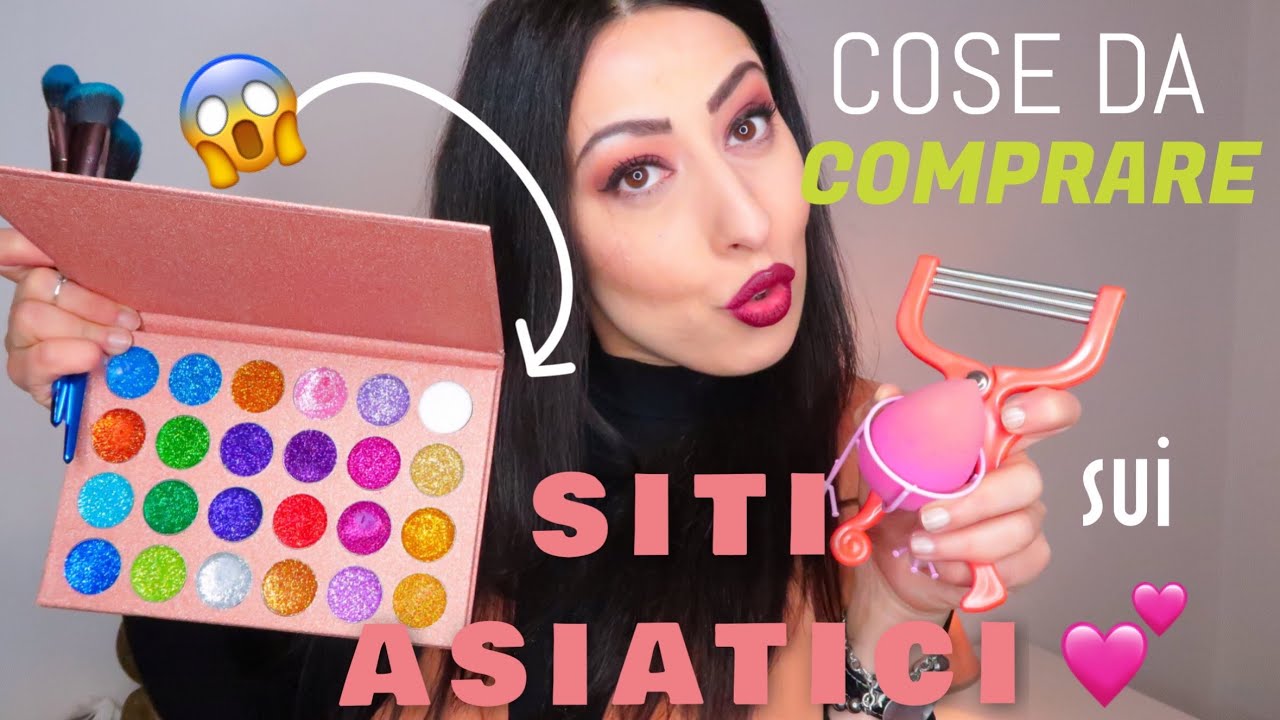 COSA COMPRARE SUI SITI ASIATICI  PALETTE, GLITTER, PENNELLI ORGANIZZATORI MAKEUP