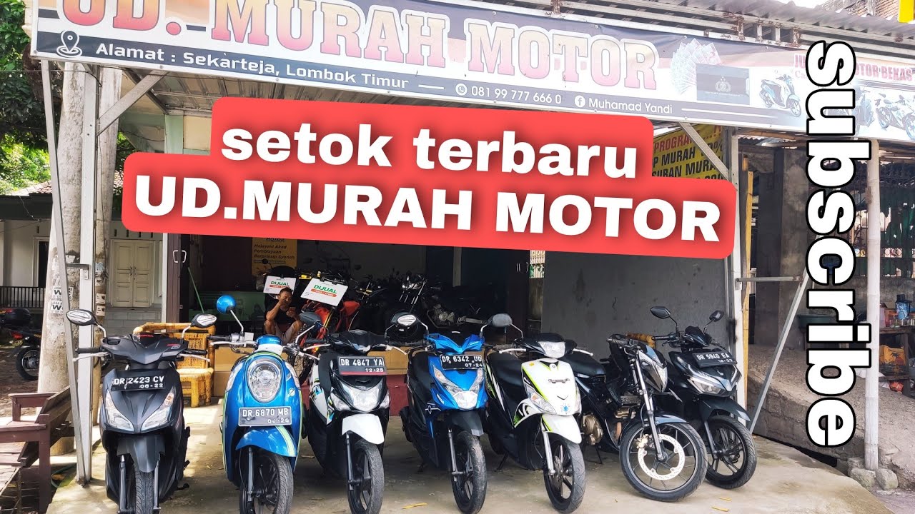 banyak setok baru bosku,motor semua super, siap pakai ,surat2 semua hidup||motorbekasberkualitas