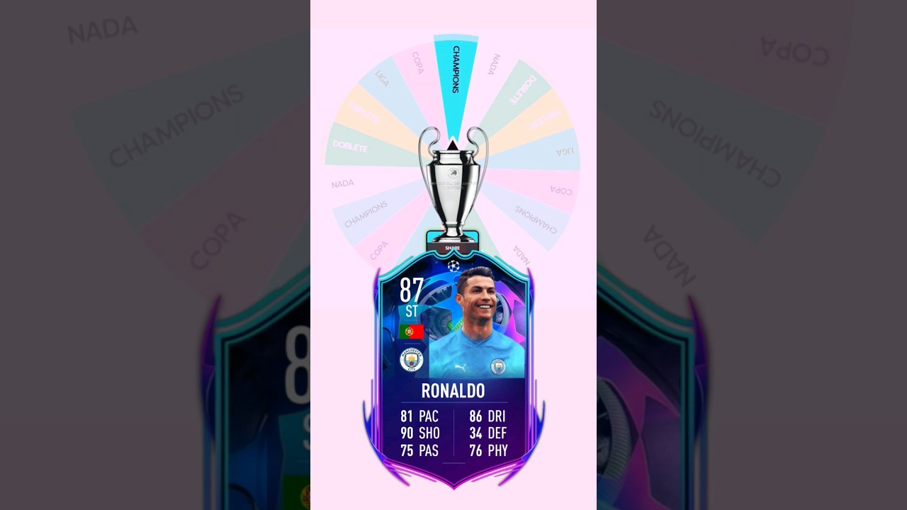 SIMULANDO LA CARRERA DE CRISTIANO RONALDO 🔥⚽🥵 