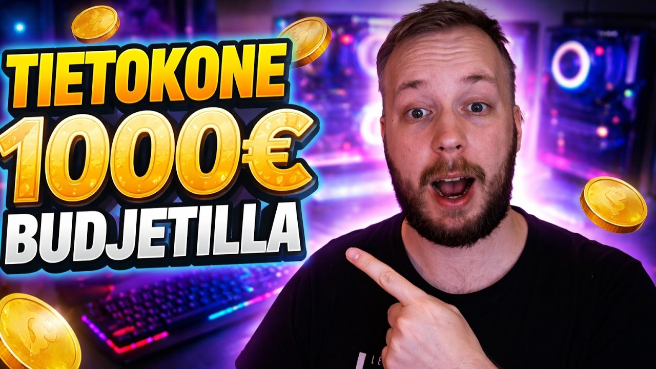 Paras 1000€ Tietokone 2026 – Tehokas Pelikone Budjetilla!