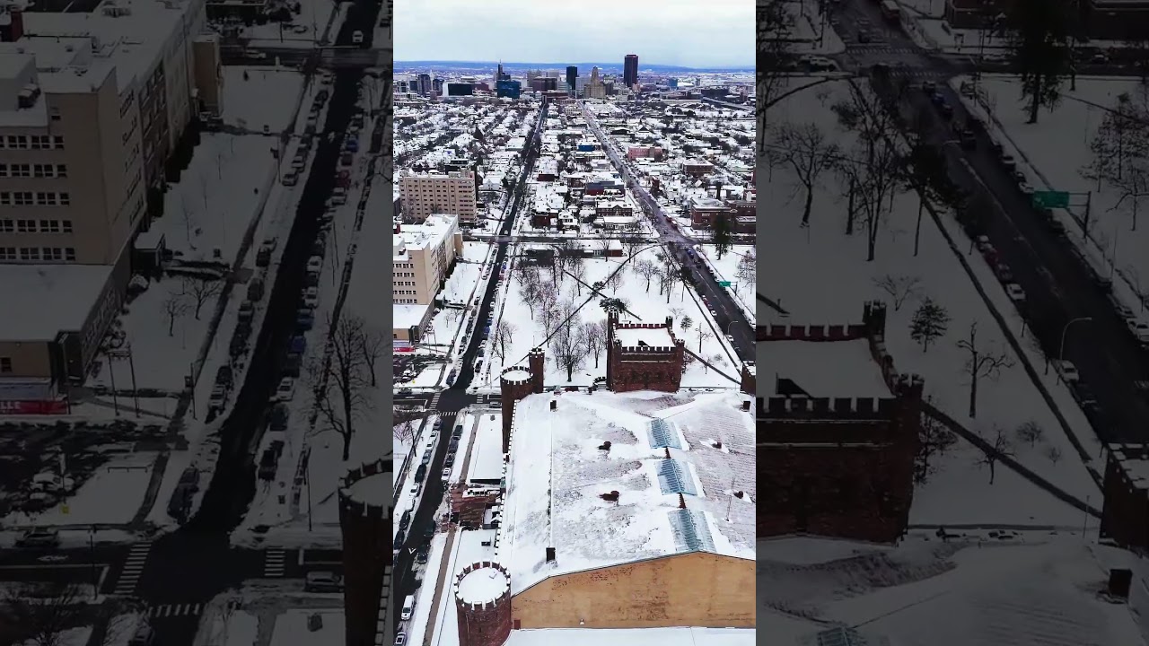 Connecticut Street armory here in Buffalo New York. #drone #buffalony #716 # #city #dji #air