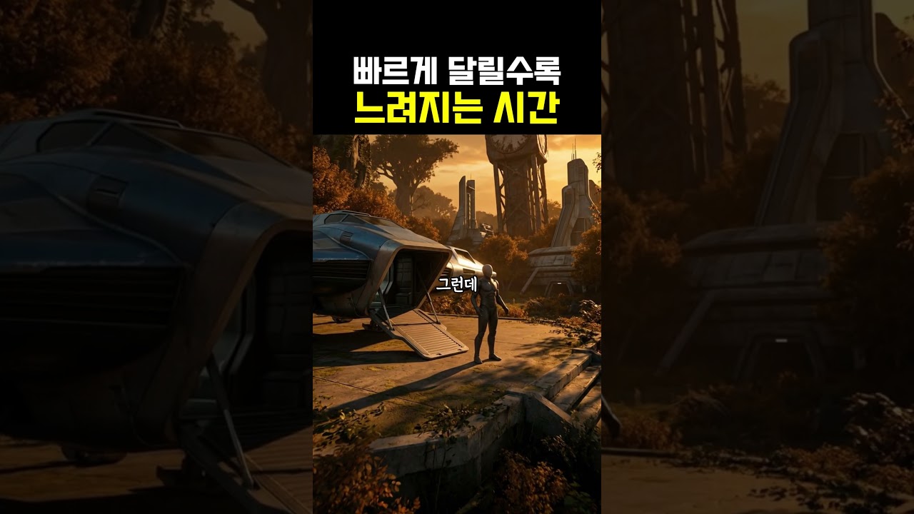 빠르게 달릴수록 느려지는 시간