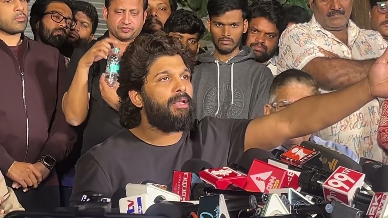 సంధ్య థియేటర్ తోకిసలాట పై అల్లు అర్జున్ వివరణ #alluarjun #pushpa2 #talkiestudios