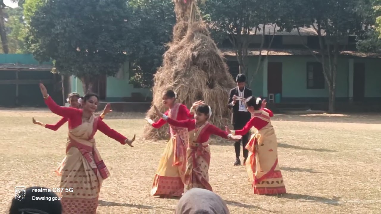 Celebrating Magh #Bihu #JatyiaVidyalay#Hojai