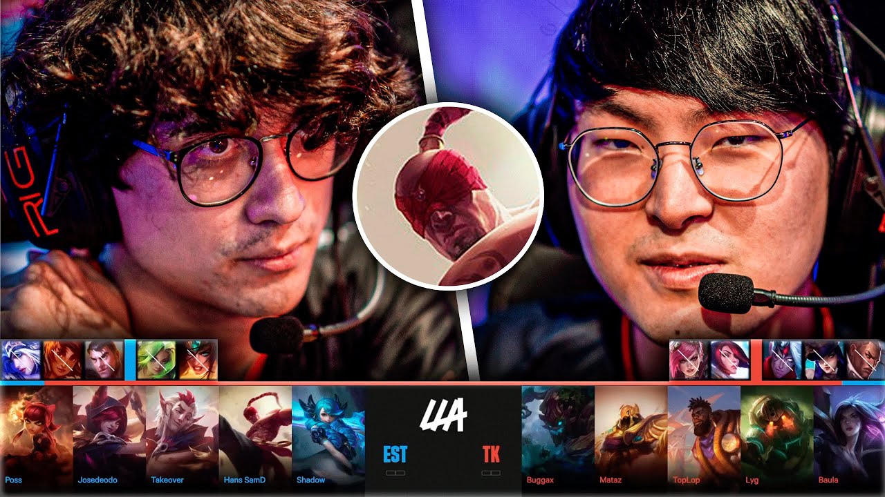 JOSEDEODO VUELVE A JUGAR SU MAIN EN EL DEBUT DE SU NUEVO TOPLANER // EST vs TK highlights game 1