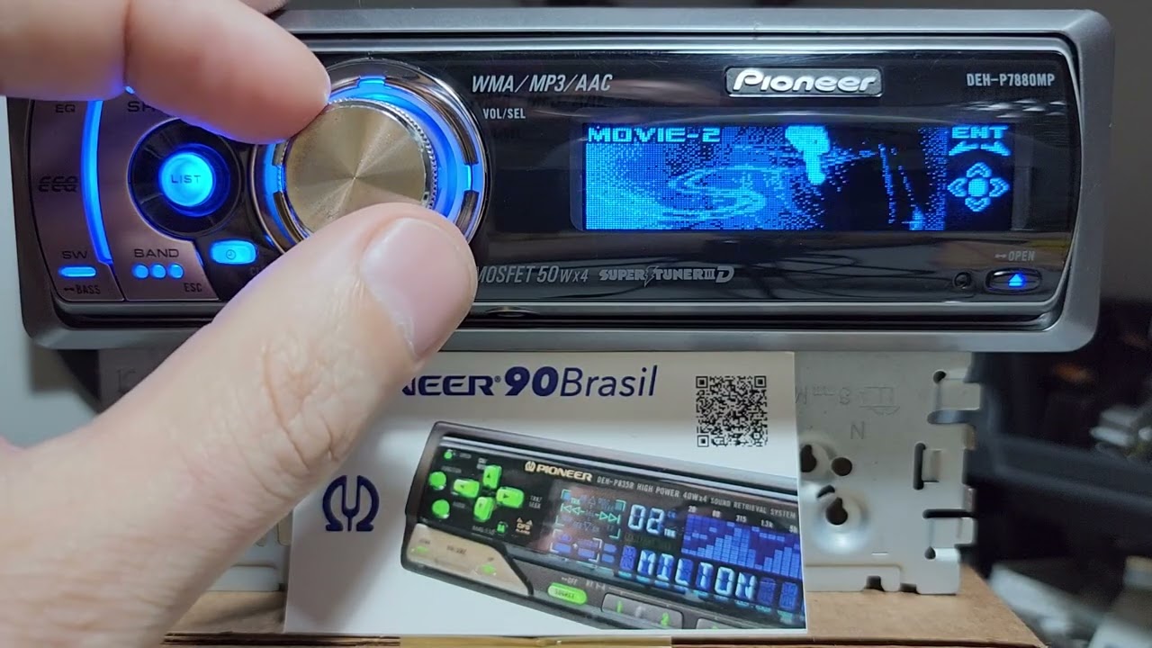 Vídeo funcionamento #pioneer DEH-P7880MP