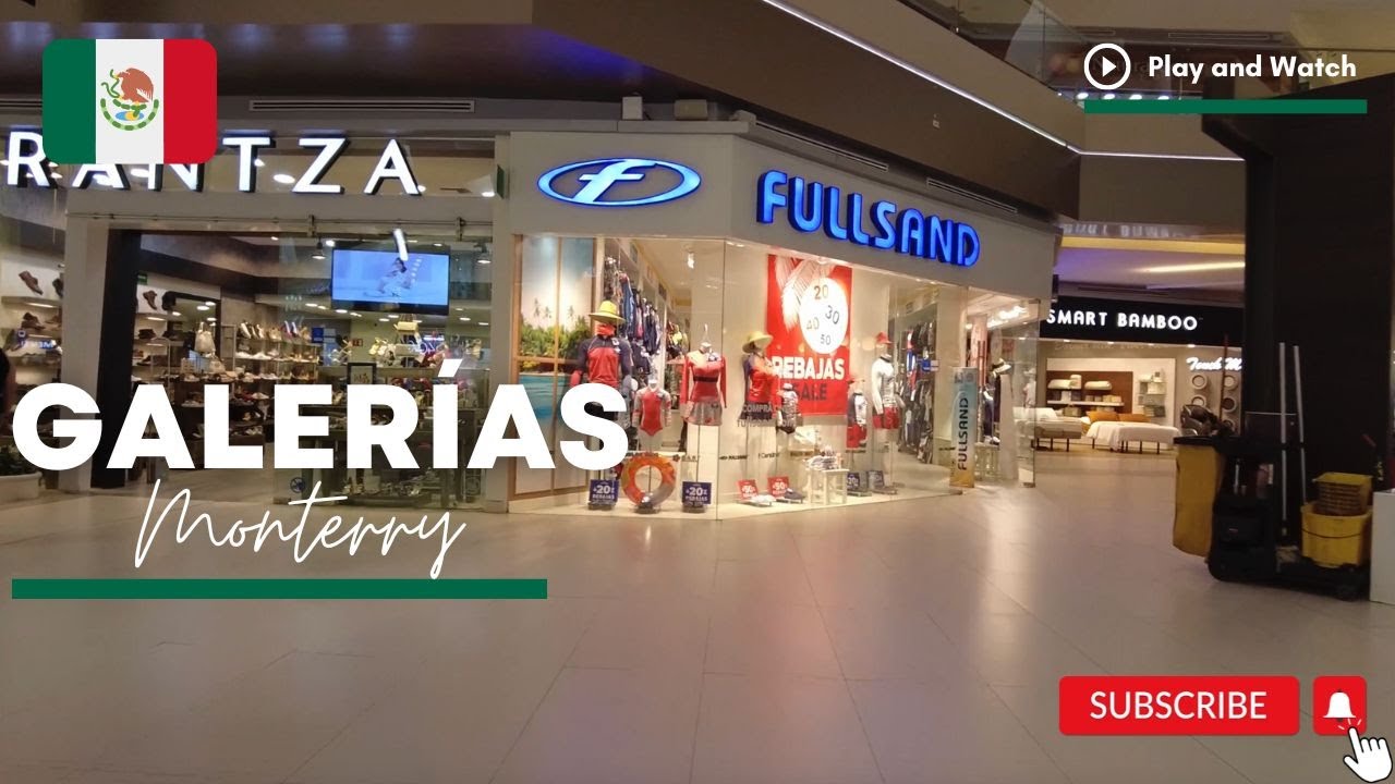🇲🇽 Discovering Shopping Mall Galerías Monterrey | México (2023) - 4k