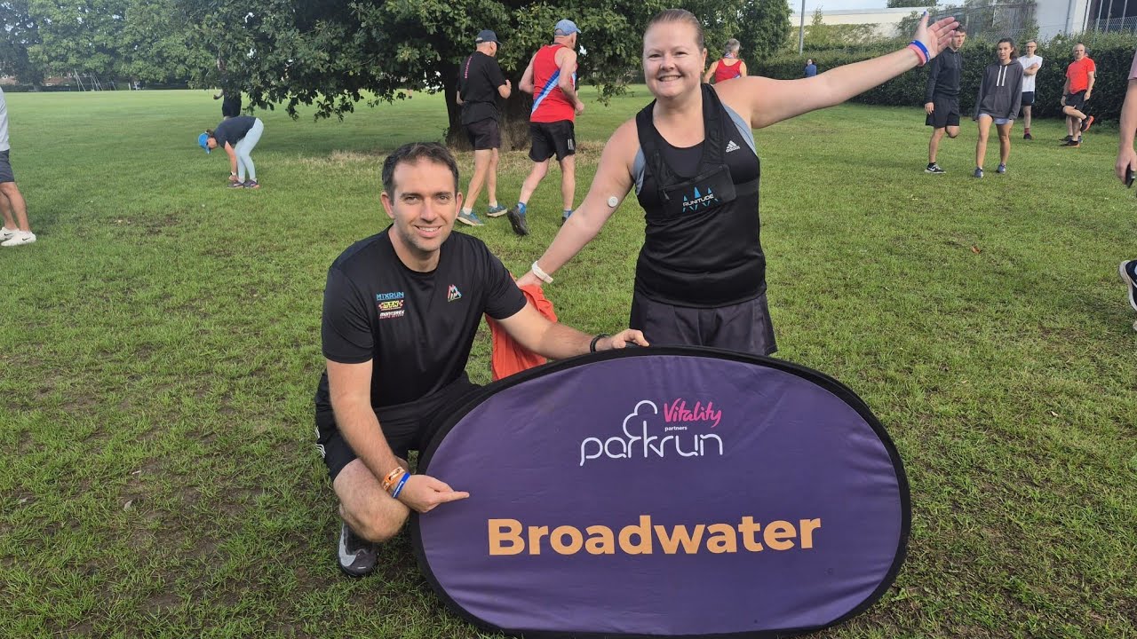 Broadwater parkrun 6/9/25 FULL COURSE (sped up)