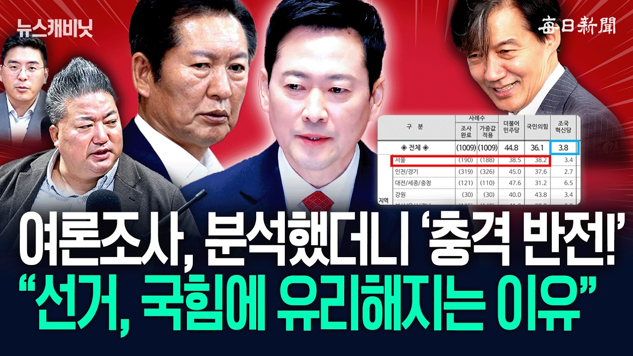 “서울 선거, ‘이것’ 때문에 국힘에 유리”…“생각보다 간단합니다!”  [뉴캐]
