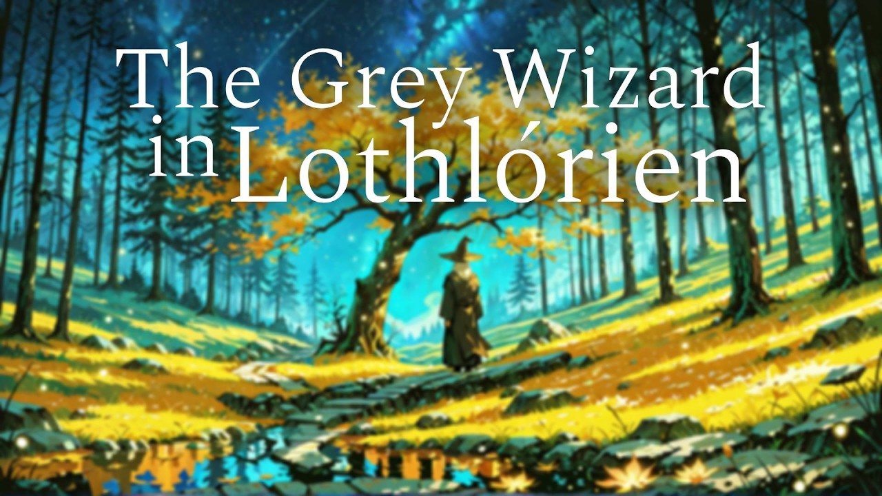 The Grey Wizard in Lothlórien | Mystical Elven Realm Ambient Music for Study & Cozy Nights