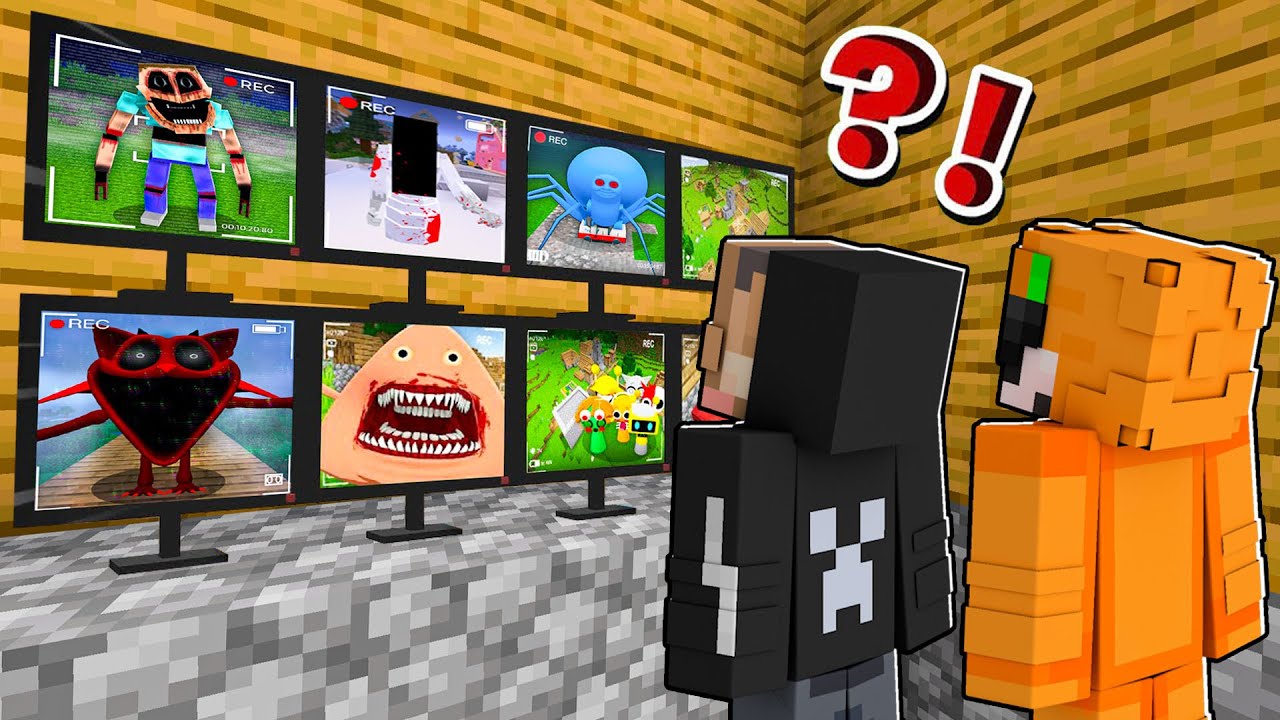 AKU MEMBUAT BANYAK CCTV UNTUK MEMANTAU MONSTER DI KOTA MINECRAFT!!