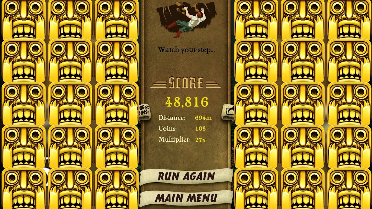 Temple Run Top 17 Deaths Gameplay - So much Fun and Deaths | Top 17 Deaths