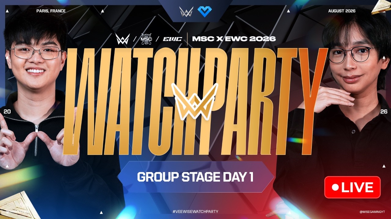 EWC 2026 MLBB | GROUP STAGE DAY 1 | VEEWISE WATCH PARTY
