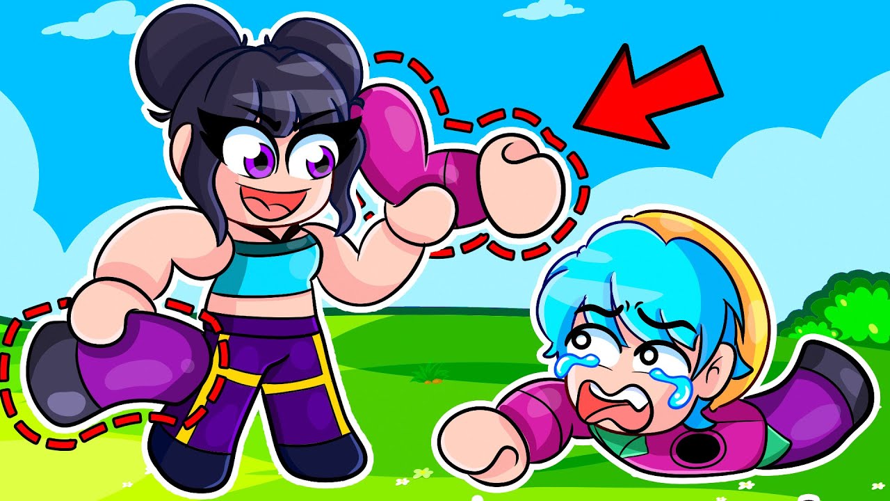 ZOEY robó las PARTES del CUERPO de BABY SAJA en ROBLOX😱
