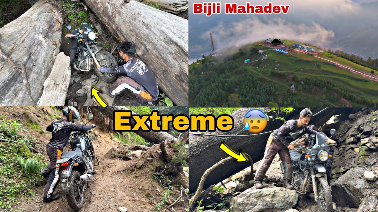 Socha nahi tha Bijli Mahadev paunchna hoga itna mushkil 😱 | Extreme offroad in Kullu-Manali