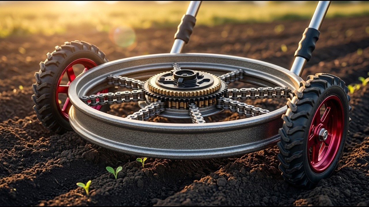 ¡Preparé Mi Huerto 10X MÁS RÁPIDO! El Poder De Esta Rueda De Cadenas!