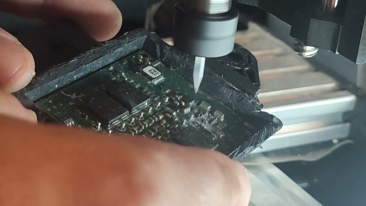 failed to Grind or desolder IC glow plug module Mercedes benz w164