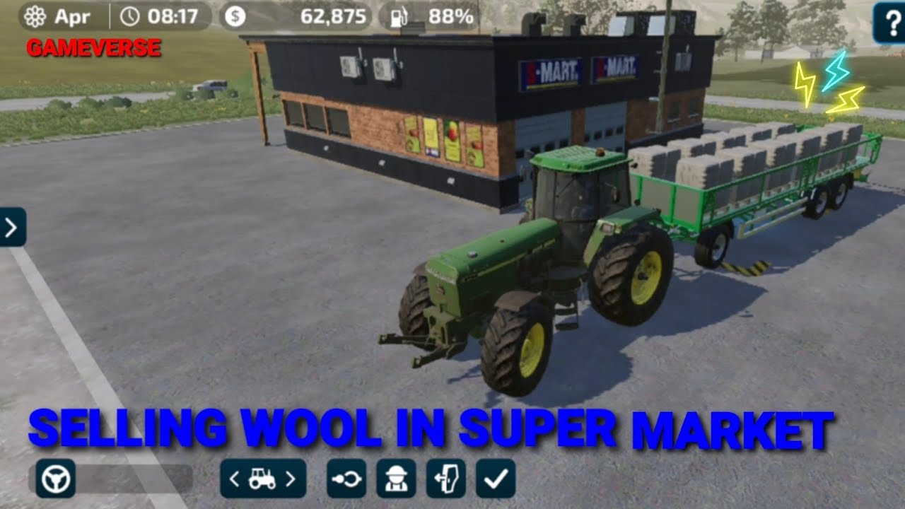 FS 23 amberstone gameplay selling wool 