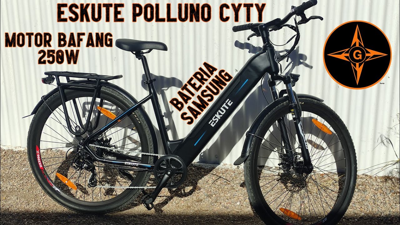 BICICLETA ELECTRICA ESKUTE POLLUNO MOTOR BAFANG 250W Y BATERIA SAMSUNG GINESSOT