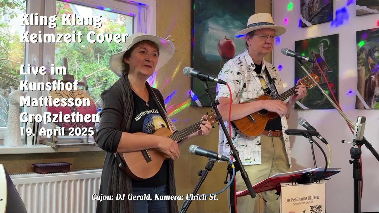 Kling Klang  - Keimzeit Ukulele Cover - Live at Kunsthof Mattiesson Großziethen