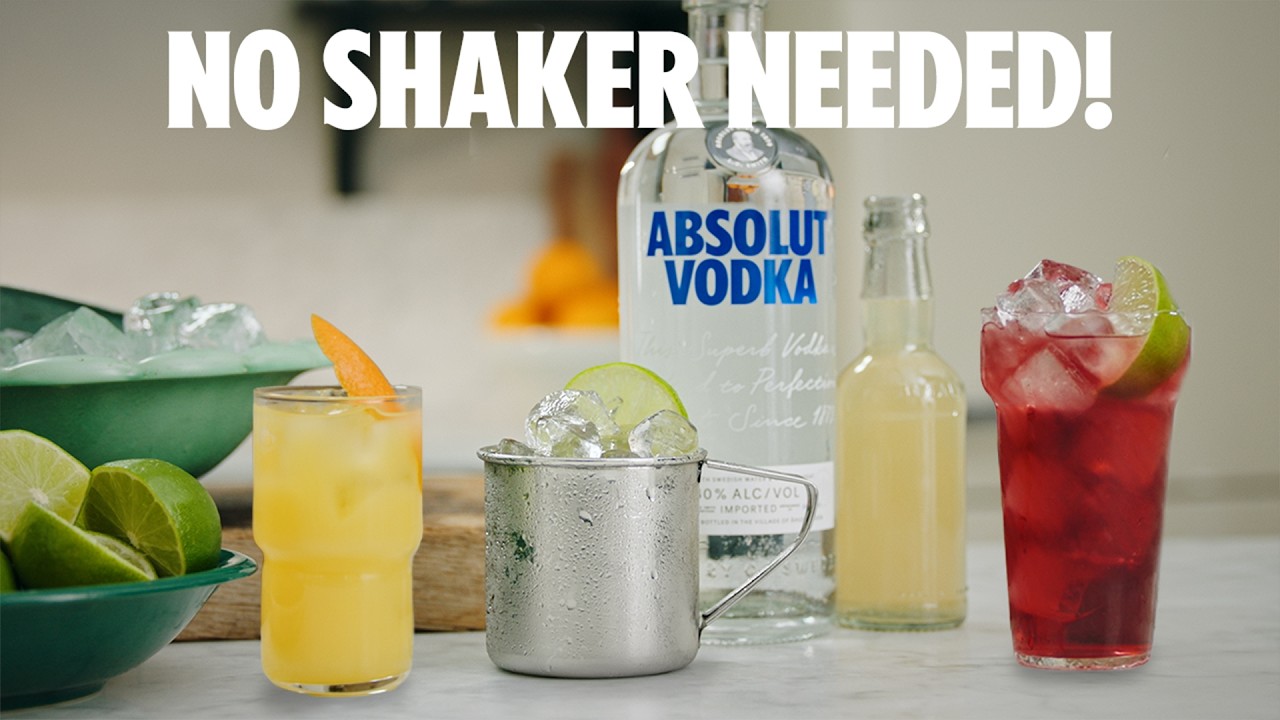 5 Easy Cocktails: Gin & Tonic, Moscow Mule & More