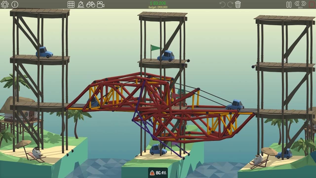 Poly Bridge 3 Solutions [The Two Towers 7-15]