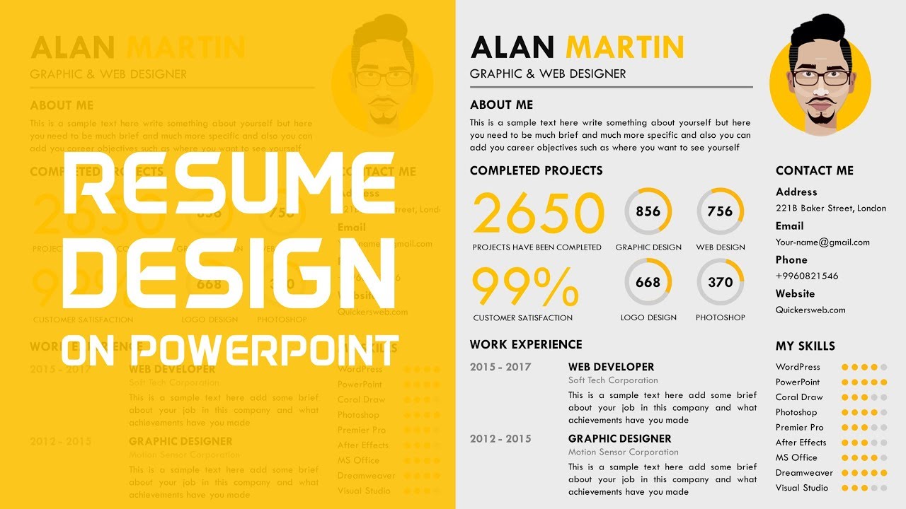 How to Make a Professional CV in PowerPoint
