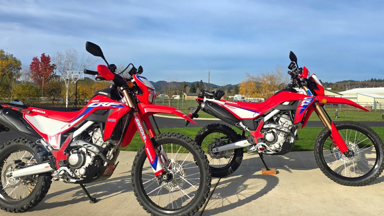 25 Honda CRF 300L со штатной подвеской против 24-дюймовой подвески OEM против Rally Raid Level 1