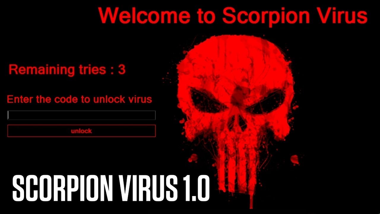 Selamat Datang di SCORPION VIRUS 1.0 - Trojan yang siap Menyambut Desktop Anda